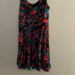 Marc Jacob’s Large Colorful Design Midi Summer Dress